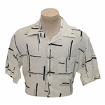 Chi Chi Rodriguezs Personal Riscatto Imported European Fabric Tan Button Down Shirt - M