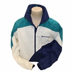 Chi Chi Rodriguezs Personal JMN Apparel Green, White & Blue Jacket w/Sponsor - S