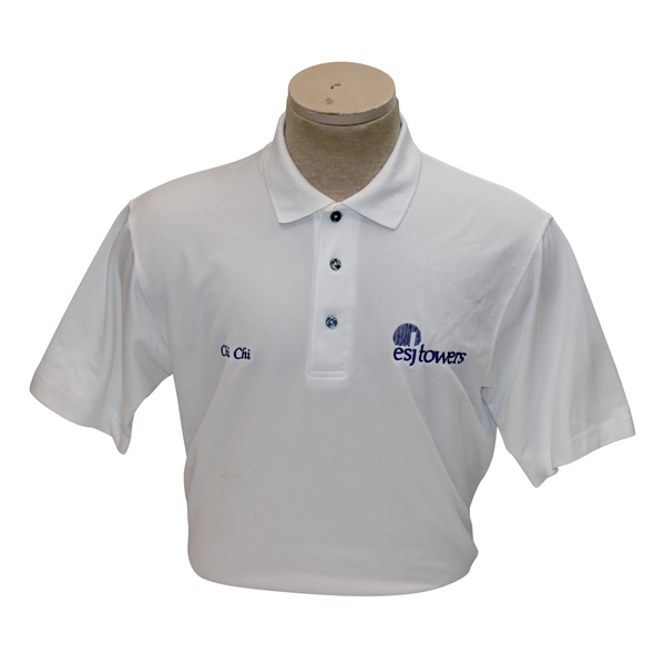 Chi Chi Rodriguezs Personal Paragon White Polo w/Sponsor - M
