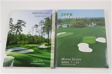 Eight (8) Masters Tournament Official Media Guide Books - 2007-2013 & 2019