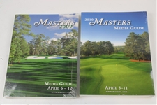 Eight (8) Masters Tournament Official Media Guide Books - 2007-2013 & 2019