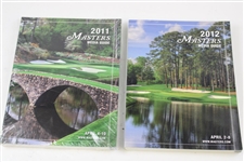 Eight (8) Masters Tournament Official Media Guide Books - 2007-2013 & 2019