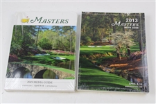 Eight (8) Masters Tournament Official Media Guide Books - 2007-2013 & 2019
