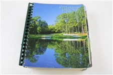 Seven (7) Masters Tournament Official Media Guide Books - 2000-2006