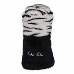 Chi Chi Rodriguezs Black & White 4 Wood Club Cover w/Chi Chi Stitched On The Cover
