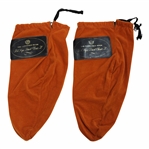 Chi Chi Rodriguezs 1971 Bob Hope Desert Classic The Florsheim Orange Shoe Bags