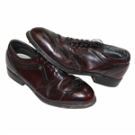 Chi Chi Rodriguezs Personal Classics By FootJoy Brown Golf Shoes w/Blue Shoe Bags
