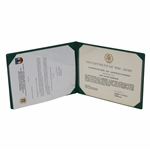 Chi Chi Rodriguezs Personal Department Of The Army Certificate Of Appreciation