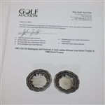 1981 Chi Chi Rodriguez Intl Festival of Golf Ladies Winner Low Gross Trophy & 1980 Bowl/Trophy
