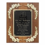 Chi Chi Rodriguezs Personal Ambassador Of The Caddies 1986 Plaque