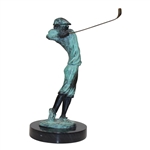 Chi Chi Rodriguez's Personal Unmarked Post-Swing Follow Through Golfer Statue