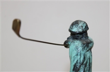 Chi Chi Rodriguez's Personal Unmarked Post-Swing Follow Through Golfer Statue