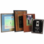 Four (4) Chi Chi Plaques/Awards - NFL Classic, Lexus Challenge & more