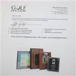 Four (4) Chi Chi Plaques/Awards - NFL Classic, Lexus Challenge & more