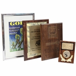Four (4) Chi Chi Plaques/Awards - Royal Caribbean Classic, 100 Club & more