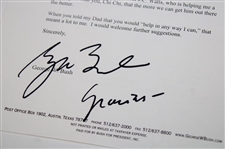 George W. Bush Signed Letter To Chi Chi Rodriguez 3/7/2000 w/Two (2) Photos JSA ALOA