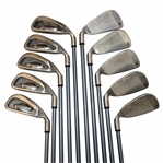 Chi Chi Rodriguezs Personal Callaway Prototype Black Iron Set (2-PW) w/Lead Tape
