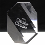 Chi Chi Rodriguezs 1989 Crestar Classic Glass Trophy