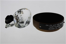 Chi Chi Rodriguez's 1990 Chi Chi and The Bear 'Kids Klassic Glass Bear Trophy