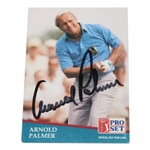 Arnold Palmer Signed 1991 Senior PGA Tour Pro Set Card JSA ALOA