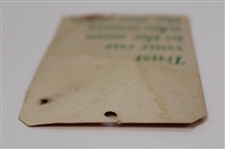 Al Geiberger Signed 1966 PGA Championship at Firestone Saturday Ticket #31150 JSA ALOA