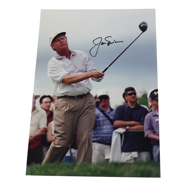 Jack Nicklaus Signed Post-Swing 11x16 Oversize Original Photo JSA ALOA
