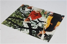 Arnold Palmer & Dave Hill Signed Line Up a Putt 11x14 Oversize Photo JSA ALOA