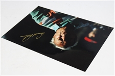 Arnold Palmer Signed in Gold 11x16 Oversize Post-Swing Photo JSA ALOA