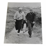 Arnold Palmer & Jack Nicklaus Signed 1965 Open 11x14 Oversize Photo JSA ALOA