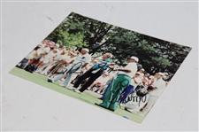 Jack Nicklaus, Arnold Palmer & Lee Trevino Signed 8x10 Original Photo JSA ALOA