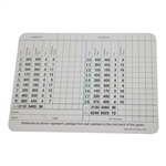 Big 3' Palmer, Nicklaus & Player Signed Augusta National GC Scorecard JSA ALOA