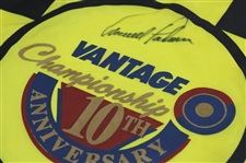 Arnold Palmer Signed Vantage Championship Course Flown Flag JSA ALOA