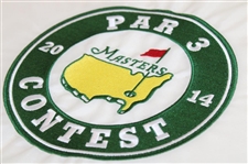 Jack Nicklaus & Gary Player Signed 2014 Masters Par-3 Embroidered Flag JSA ALOA