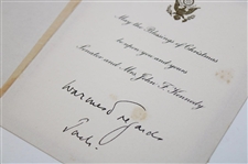 President John F. Kennedy Christmas Card Sent While Senator