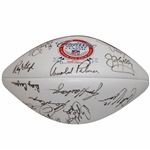Palmer & Golf Legends w/HoF Football Players Signed Cadillac NFL Classic Football JSA ALOA