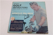 Arnold Palmer Signed 1962 'Arnold Palmer Personal Golf Instructions' Vinyl Record Album JSA ALOA