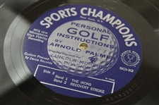 Arnold Palmer Signed 1962 'Arnold Palmer Personal Golf Instructions' Vinyl Record Album JSA ALOA