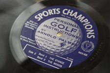 Arnold Palmer Signed 1962 'Arnold Palmer Personal Golf Instructions' Vinyl Record Album JSA ALOA