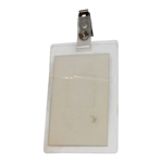 1985 Masters Tournament Caddy Badge #6 Issued to Wayne Beck - Andy Bean