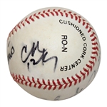 Michael Jordan, Charles Barkley & Lee Trevino Signed Rawlings Baseball JSA FULL YY97550 