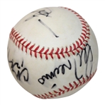 Michael Jordan, Charles Barkley & Lee Trevino Signed Rawlings Baseball JSA FULL YY97550 
