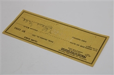 Clark Gable Signed 1955 Bank Check to Fanny Wakefield 12/24/1955 JSA ALOA