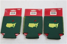 Three (3) Masters Tournament Magnetic 2pk Can Coolers (6 Total) - New Unused