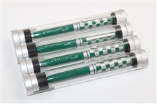 Four (4) Masters Tournament Green & Silver Ballpoint Pens in Original Packaging