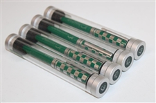 Four (4) Masters Tournament Green & Silver Ballpoint Pens in Original Packaging