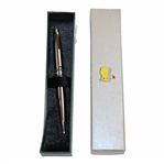 Masters Tournament Silver with Green Band Ballpoint Pen in Original Box
