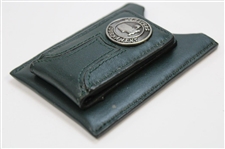 Masters Tournament Logo Dk Green Leather Money Clip/Wallet