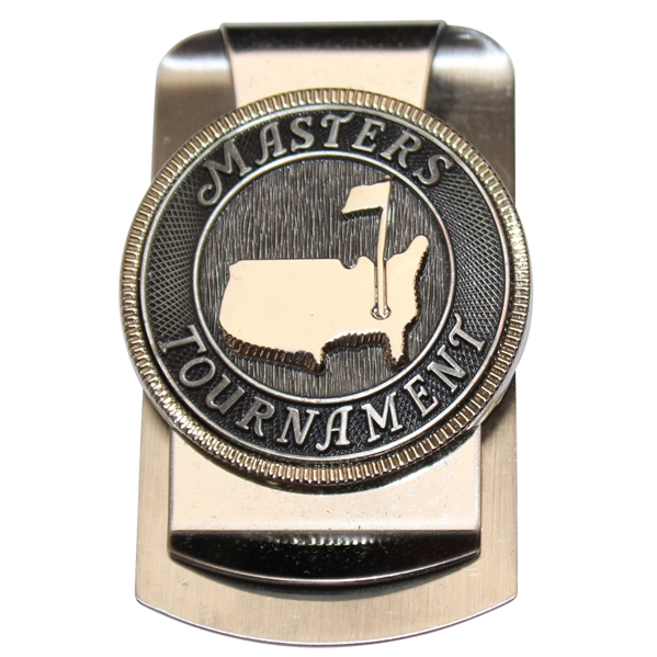 Masters Tournament Logo Silver Tone Money Clip