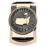 Masters Tournament Logo Silver Tone Money Clip