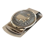 Masters Tournament Logo Silver Tone Money Clip